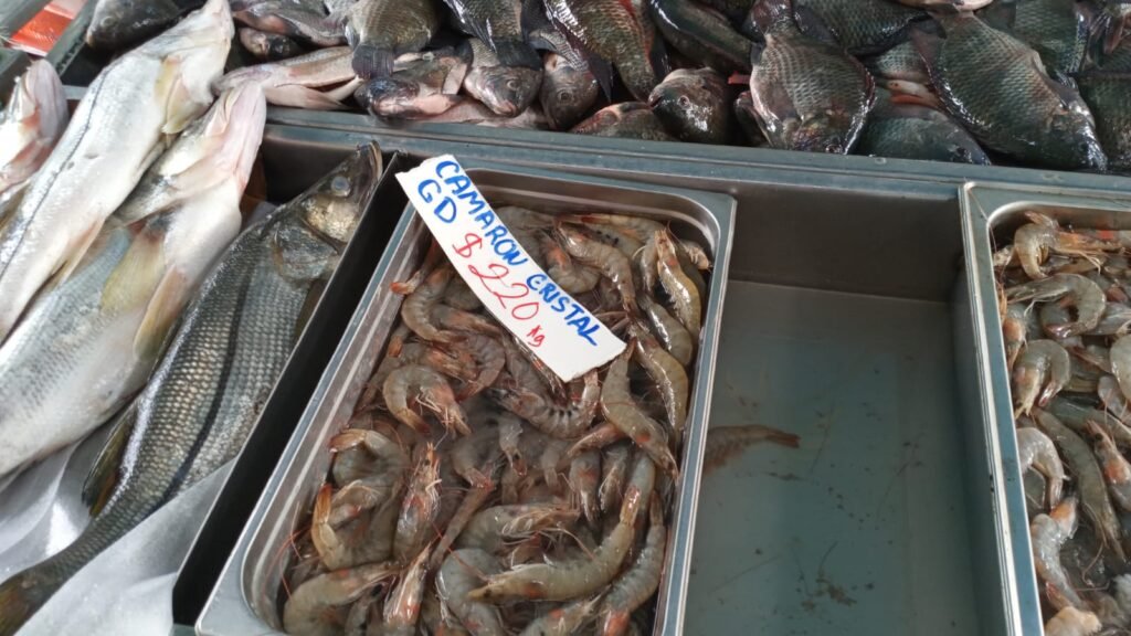 Incrementa el costo de pescados y mariscos, excepto la mojarra en Tuxtepec  - Estado Actual