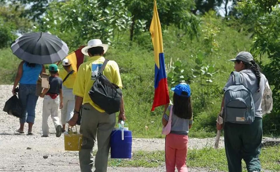 Van más de 145 mil civiles desplazados por conflictos en Colombia - Estado Actual